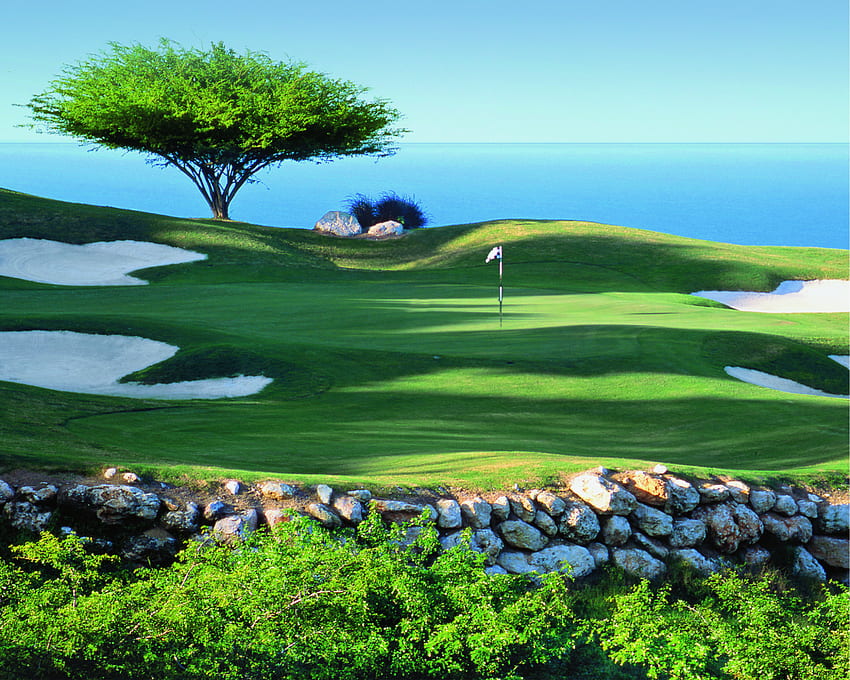 Scenic Golf Course HD wallpaper