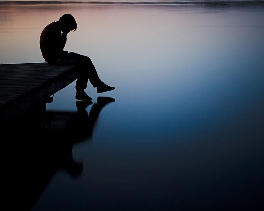 Sad and Lonely, Lonely Man HD wallpaper