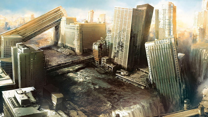 Anime destruction city HD wallpapers | Pxfuel