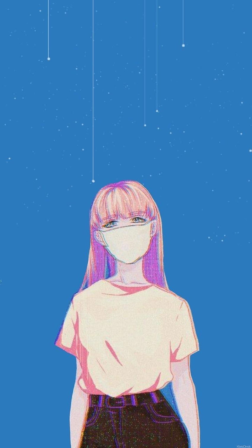 Download Pink Aesthetic Anime Phone Neon City Wallpaper | Wallpapers.com