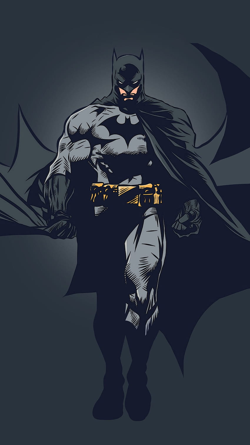 Batman Ehrfürchtiges iPhone, Batman Lustiges iPhone HD-Handy-Hintergrundbild