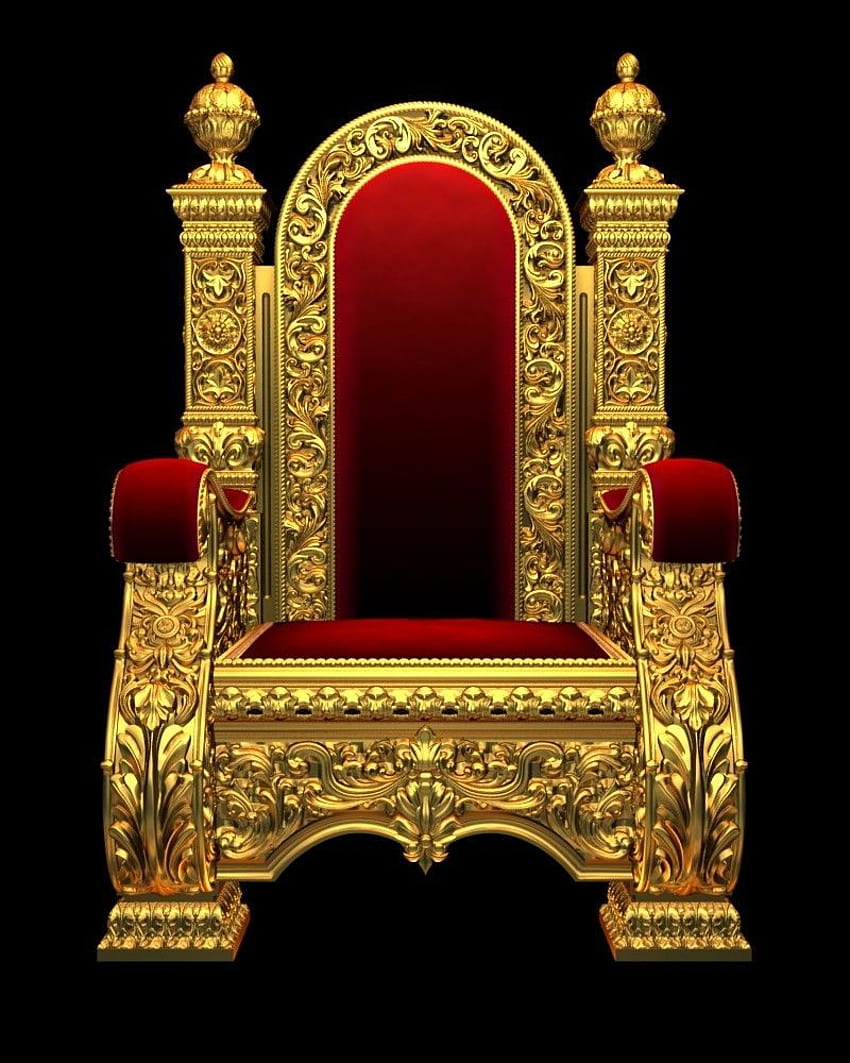 Krzesła Królewskiego Tronu. fotel królewski fotel max. Królewskie krzesło, Luksusowy projekt krzesła, Luksusowe krzesła Tapeta na telefon HD