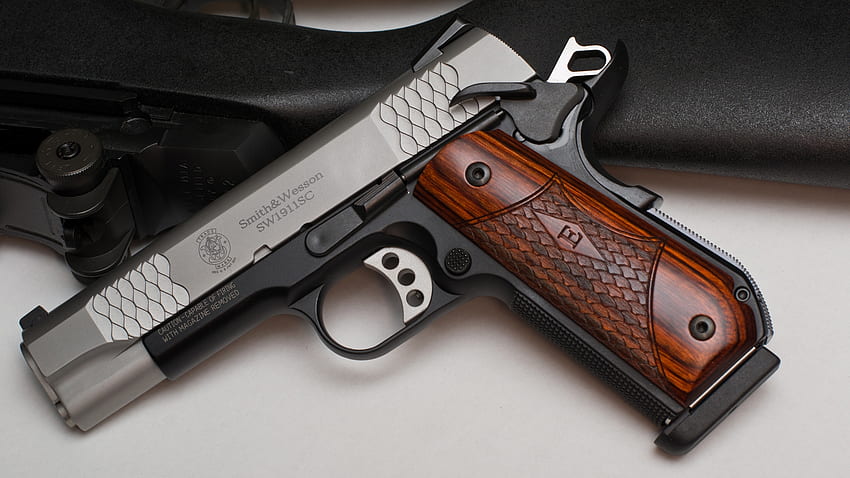 Smith & Wesson 1911, classic, gun, Smith and Wesson, 1911 HD wallpaper