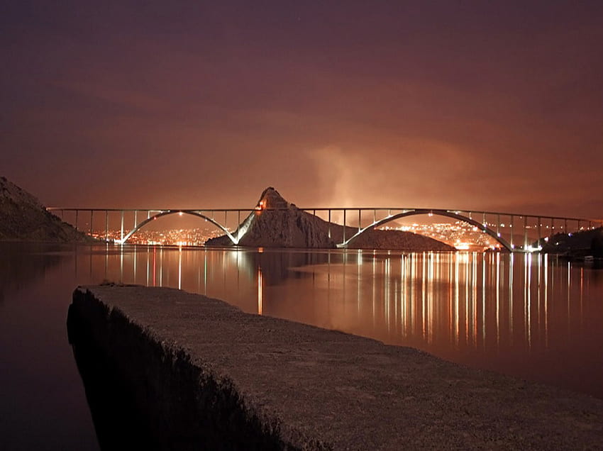 Brücke, Kroatien, Rijeka, Heimat HD-Hintergrundbild