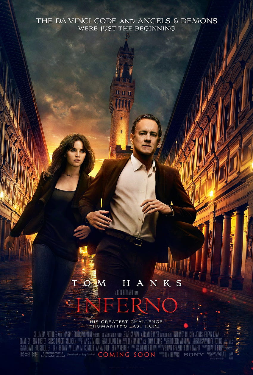 Inferno (2016), ยนตร์นรก วอลล์เปเปอร์โทรศัพท์ HD