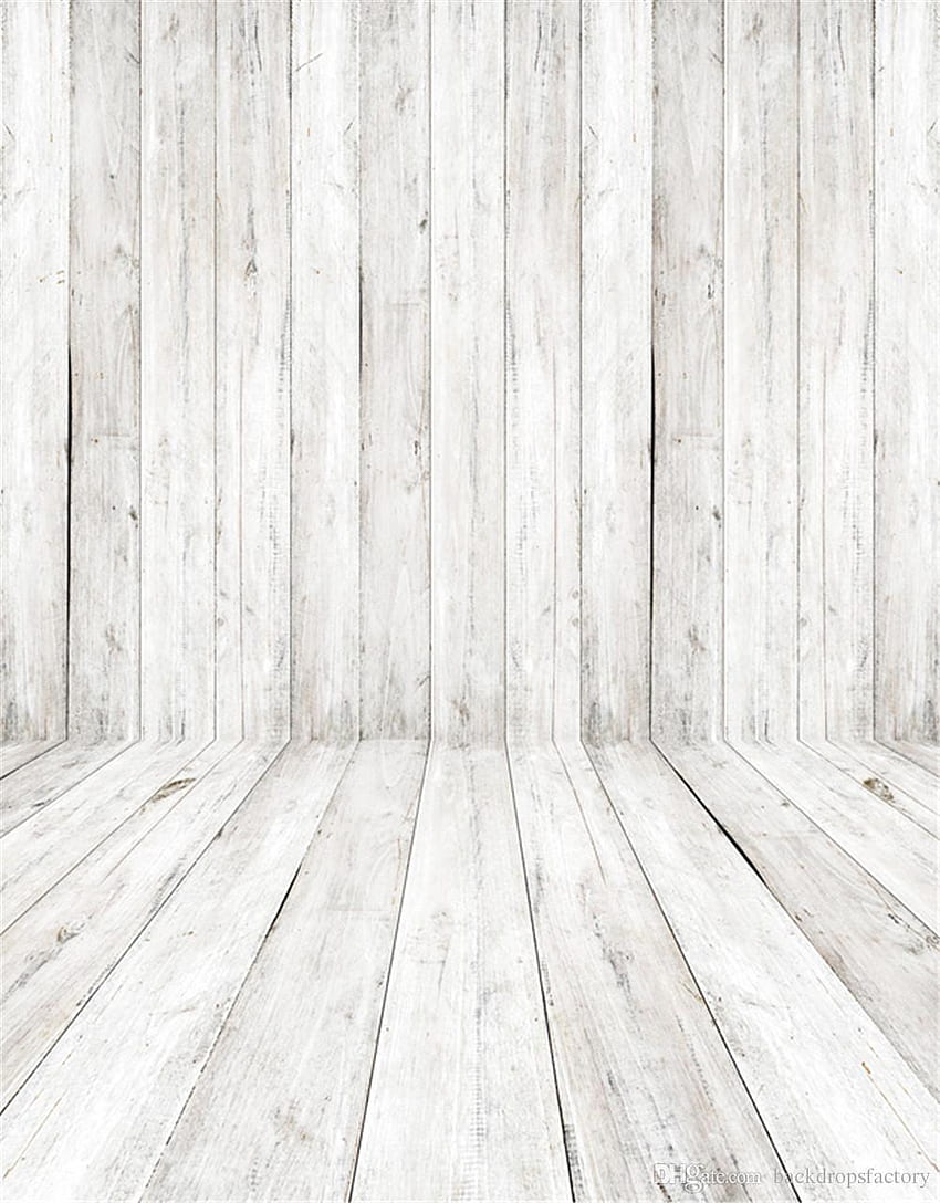 White Wooden Planks Wall Floor graphy Backdrops Children HD phone wallpaper