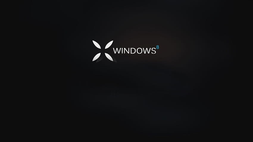 windows 8 logo black background