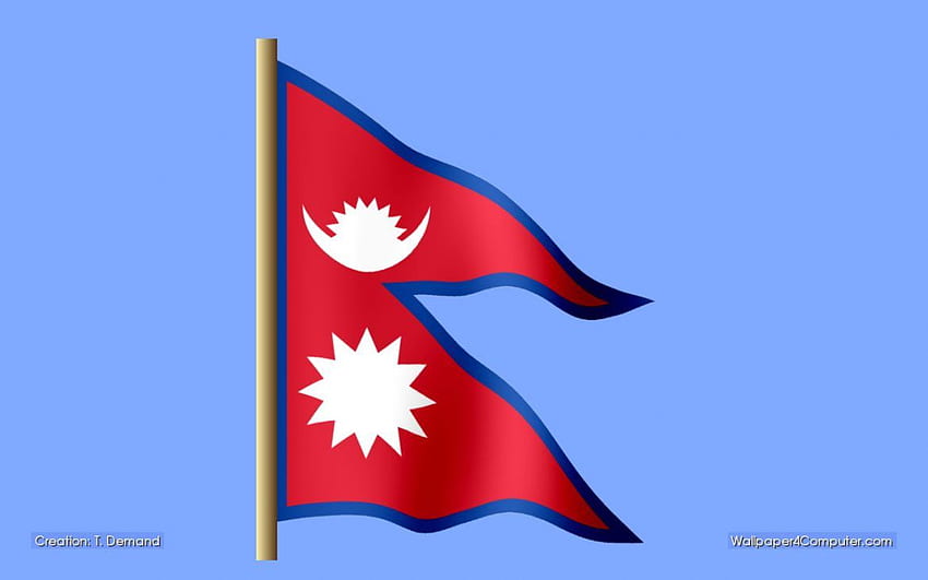 Bandiera del Nepal Sfondo HD
