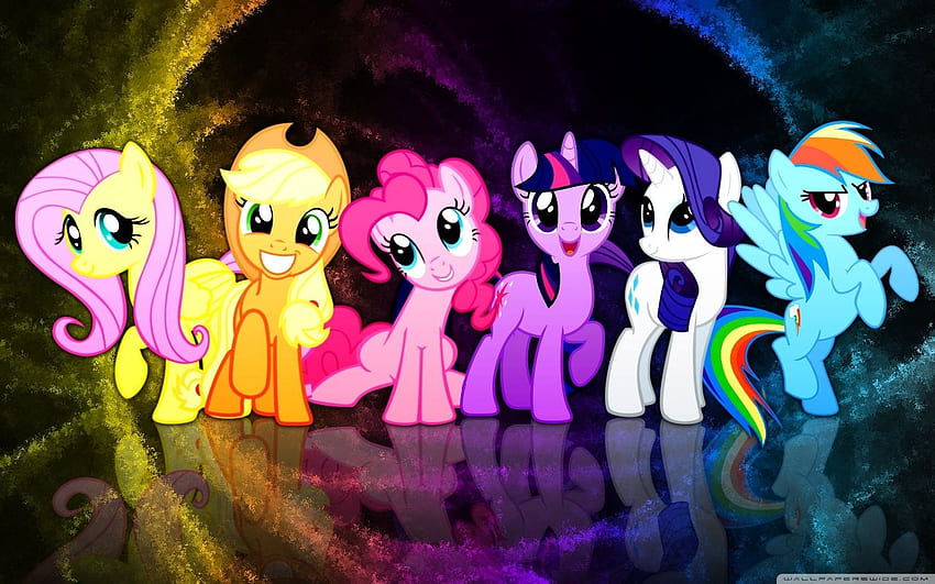 My Little Pony Mane 6 Ултра фон за таблет My Little Pony HD тапет