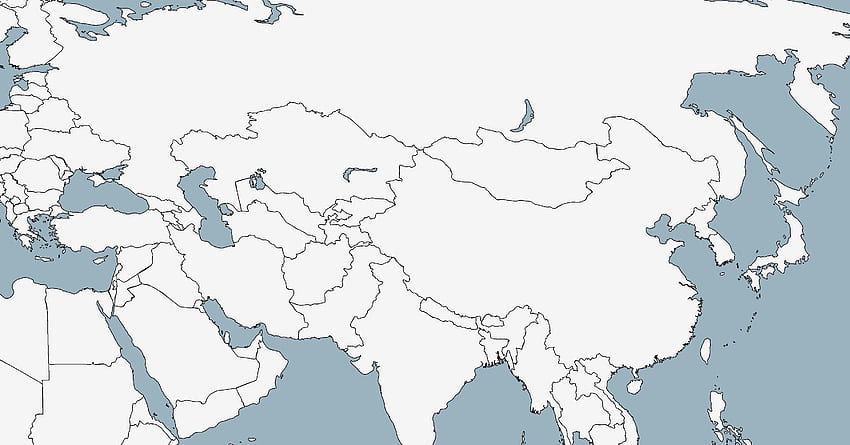 Mappa muta dell'Europa e del Medio Oriente (Pagina 1) Sfondo HD