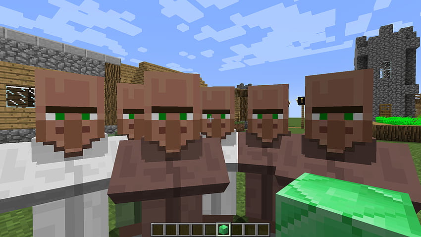 Suivre les villageois - Mods - Minecraft Fond d'écran HD
