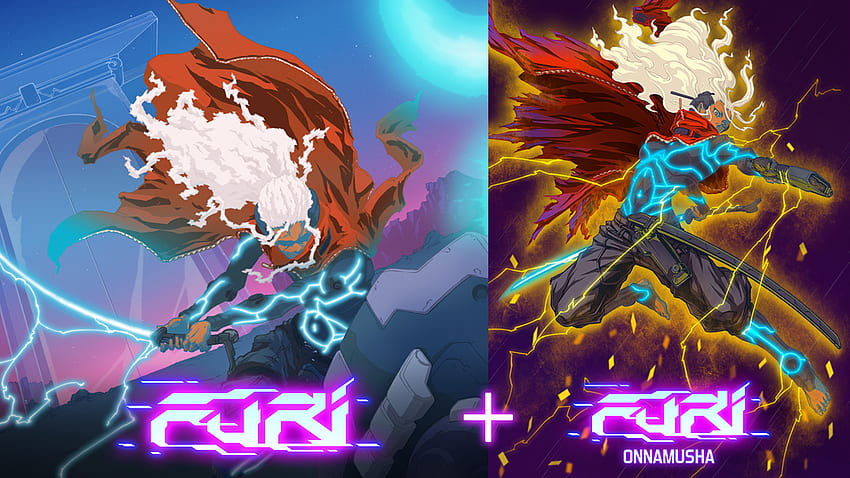 The Game Bakers - Never played Furi before? You can get Furi Modore Edition, which includes the base game + Onnamusha DLC, with a discount. HD wallpaper