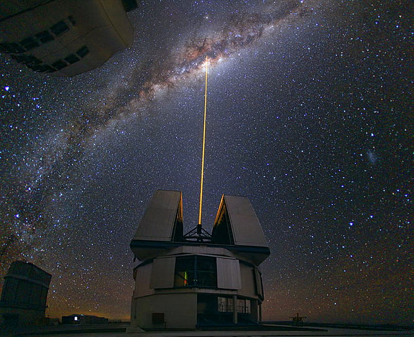 Изследване на Млечния път, проучване, облаци, кука, небе, млечен път, звезди, лазер HD тапет