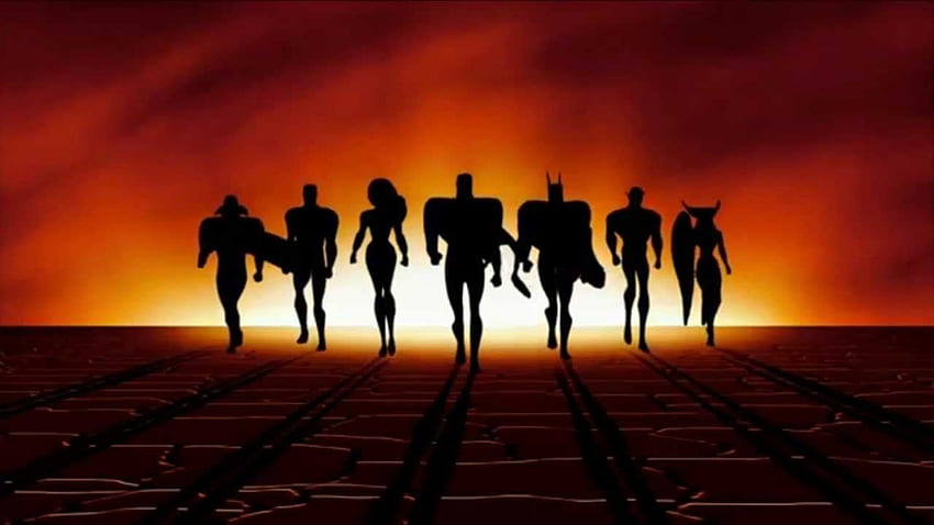 Justice League: The Animated Series. Opening Theme. 【 HD wallpaper