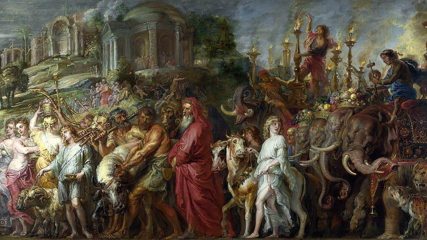 Pieter Paul Rubens A Roman Triumph Arte pictórico, Pintura romana fondo de pantalla