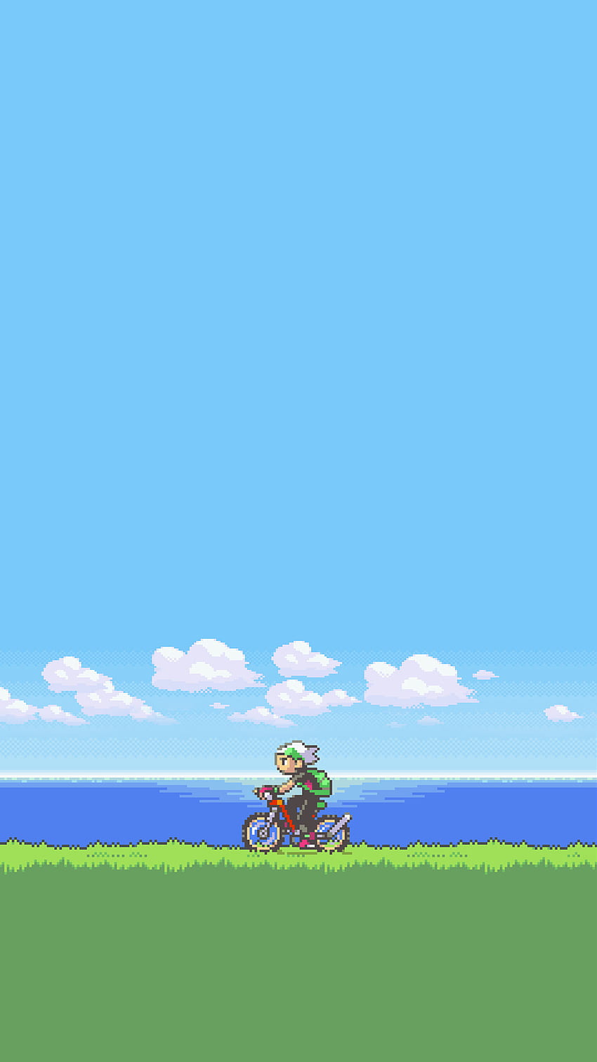 Finished my 10th Emerald playthrough, decided to make a phone out of a screenshot. : pokemon, Hoenn HD phone wallpaper