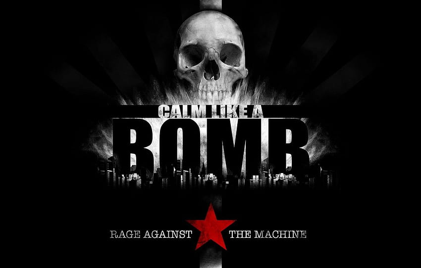 Music, Skull, Star, Music, Rapcore, Rage Against, Rage Against the Machine HD wallpaper