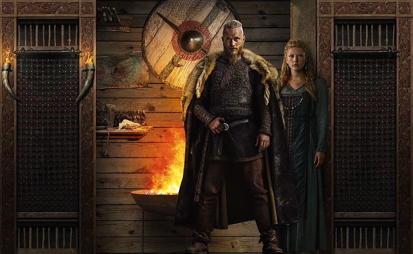 Vikings Season 2 Ragnar Lothbrok And Lagertha Official Vikings Tv Series Ragnar And Rollo
