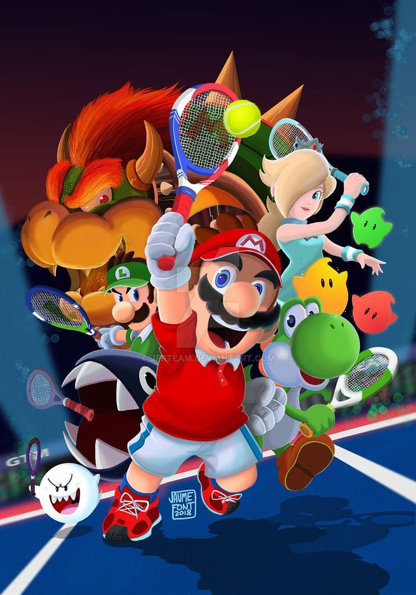 Mario Tennis Aces HD phone wallpaper