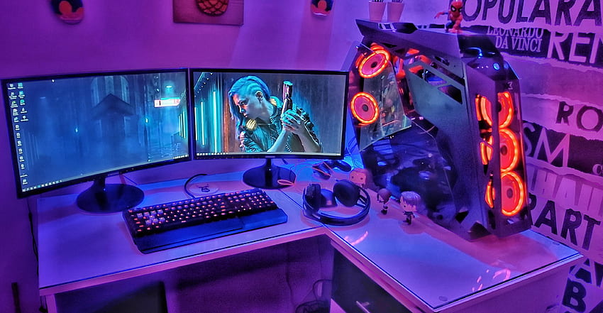 What do you yall think ?. Gamer setup, Gaming room setup, Computer setup, Gaming Studio HD wallpaper