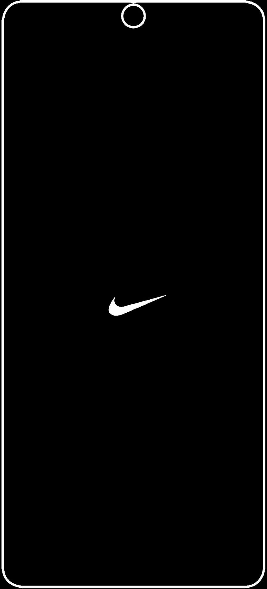 Nike White A52, Black HD phone wallpaper
