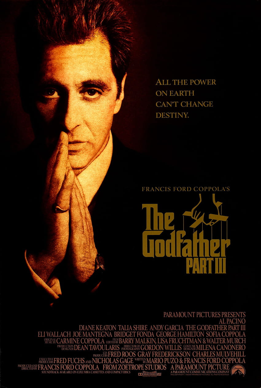 Don Corleone In The Godfather Canvas - Godfather: Bagian III (1990), , The Godfather 3 wallpaper ponsel HD