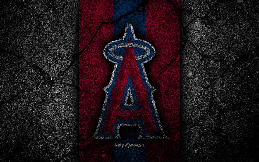 Malaikat Los Angeles, logo, MLB Wallpaper HD