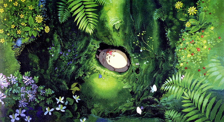 Estes incríveis Gifs do Ghibli mostram a beleza da natureza como você nunca viu antes, Studio Ghibli Nature papel de parede HD