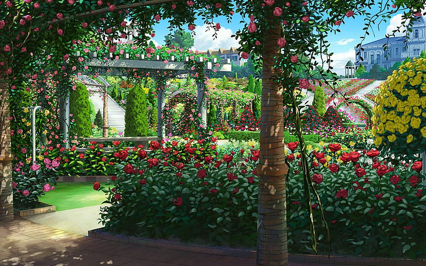 Little Garden, japan, japanese, anime, game, garden, nature, orginal, go,  HD wallpaper | Peakpx