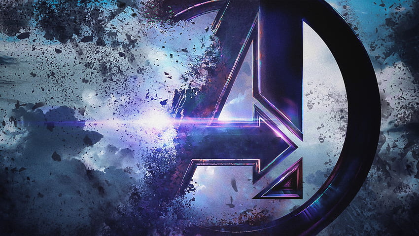 Logo Avengers, logo Avengers montaż Tapeta HD
