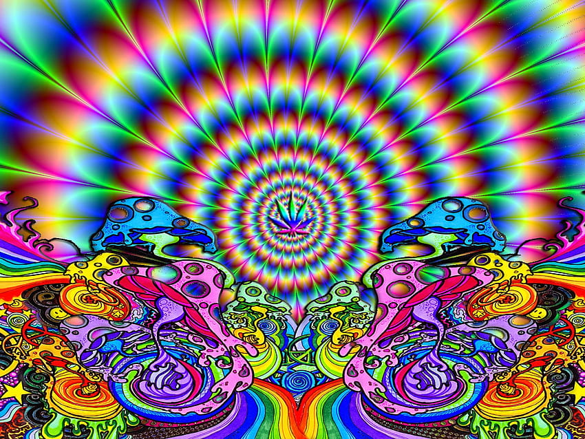 Trippy Background Psychedelic Background Colorful Android, Colourful Trippy HD wallpaper
