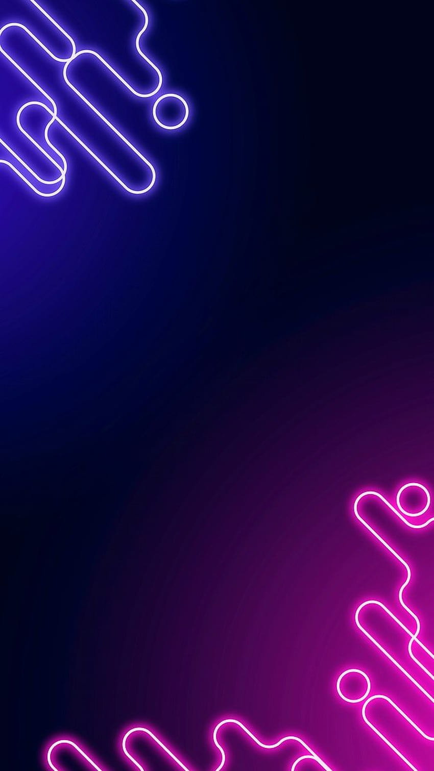 Borda abstrata de néon em um vetor de modelo de história social roxo escuro. /. Neon, iphone neon, iphone roxo, neon abstrato azul Papel de parede de celular HD
