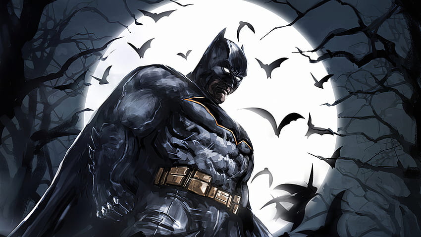 Confident, dark, Superhero, Batman HD wallpaper