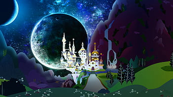 canterlot at night