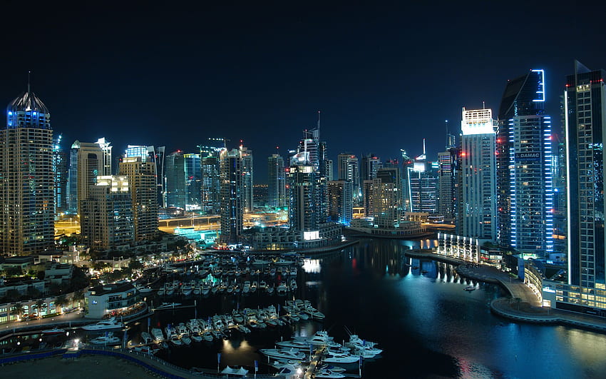 Erstaunliche Dubai Marina HD-Hintergrundbild