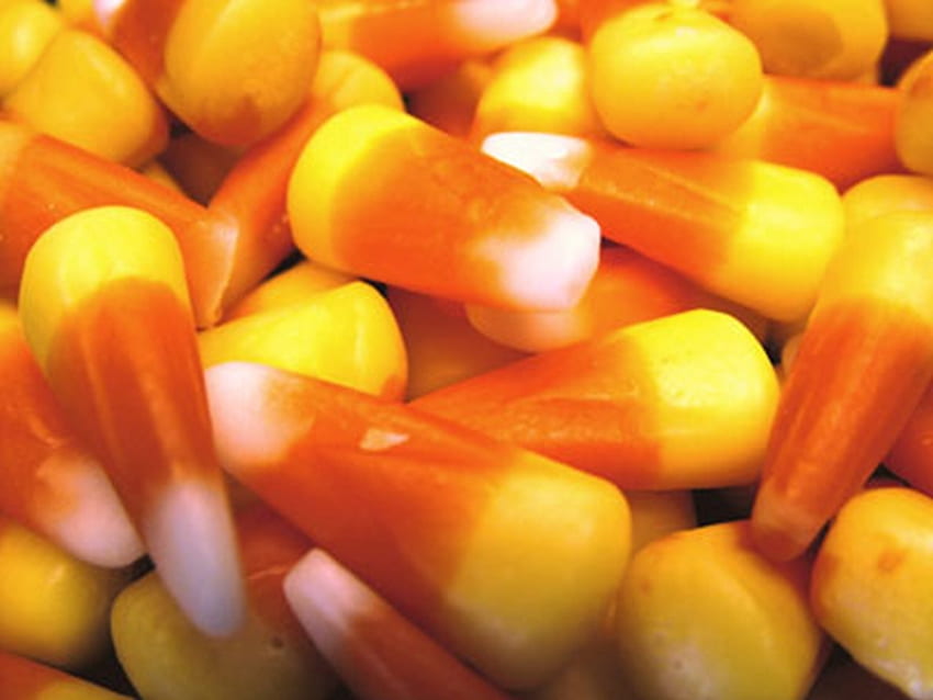 Candy corn 2, halloween, corn, yellow, orange, candy HD wallpaper