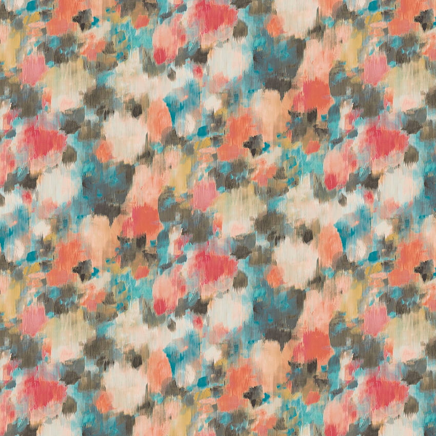 Exuberance by Harlequin - Coral / Turquoise - : Direct, Coral and Teal HD phone wallpaper