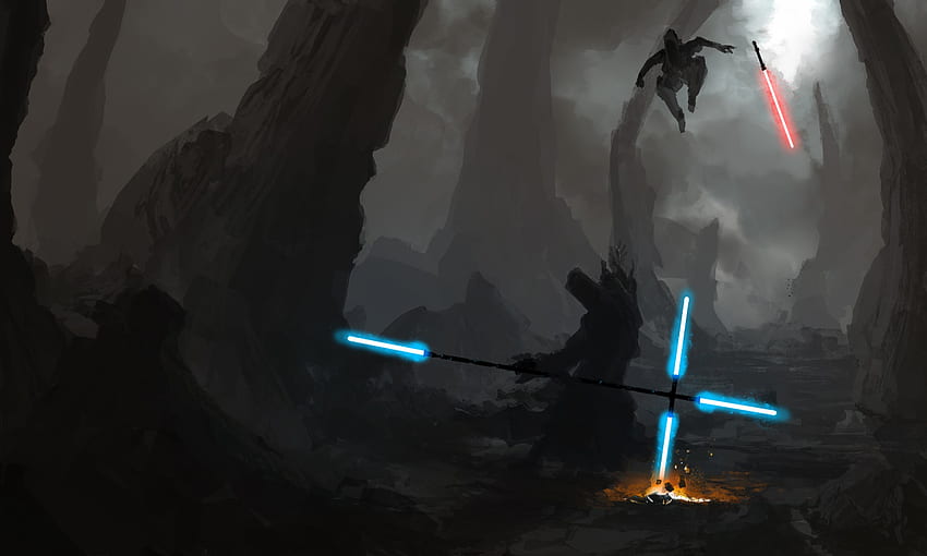 Star Wars Lightsaber, Cool Lightsaber HD wallpaper