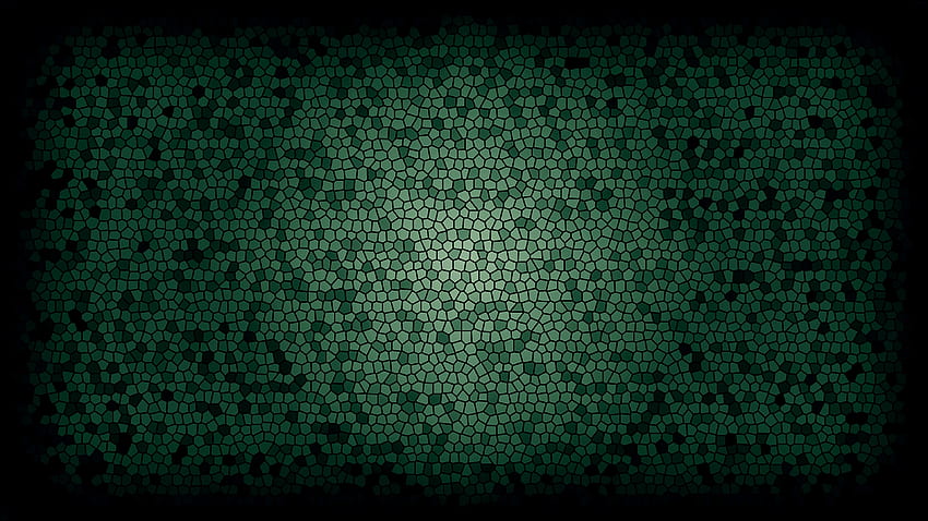 Mosaikmuster, grüne Textur, abstrakt HD-Hintergrundbild
