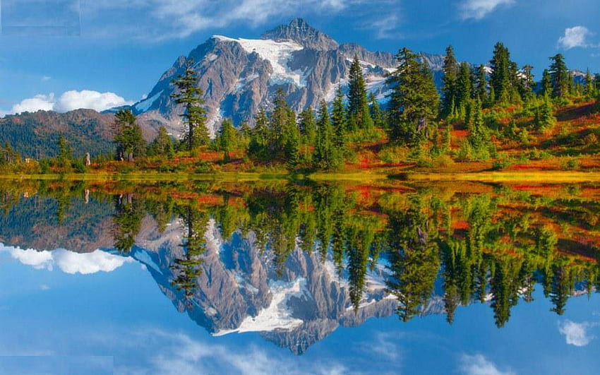 North Cascades National Park, Cascade Mountains HD wallpaper