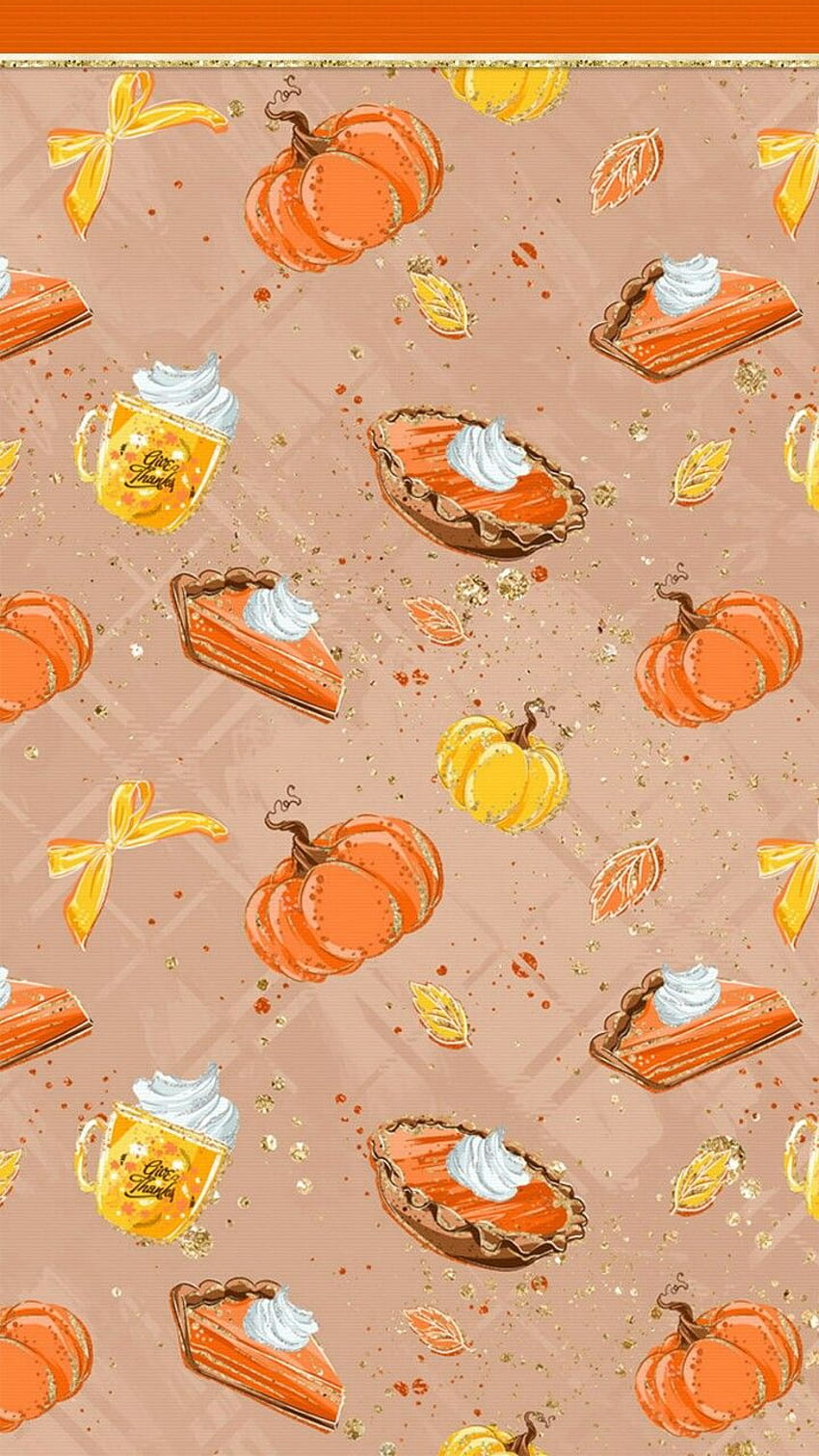 Thanksgiving 1, orange, art HD phone wallpaper | Pxfuel