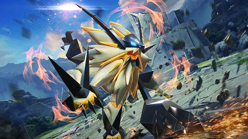 Pokemon TCG Sun and Moon Expansion Ultra Prism Revealed, Ultra Necrozma HD wallpaper