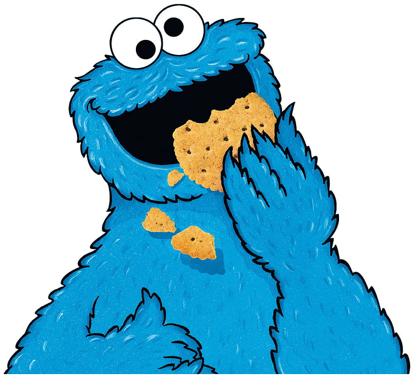 Cookie Monster Background, Cute Cartoon Cookie HD wallpaper