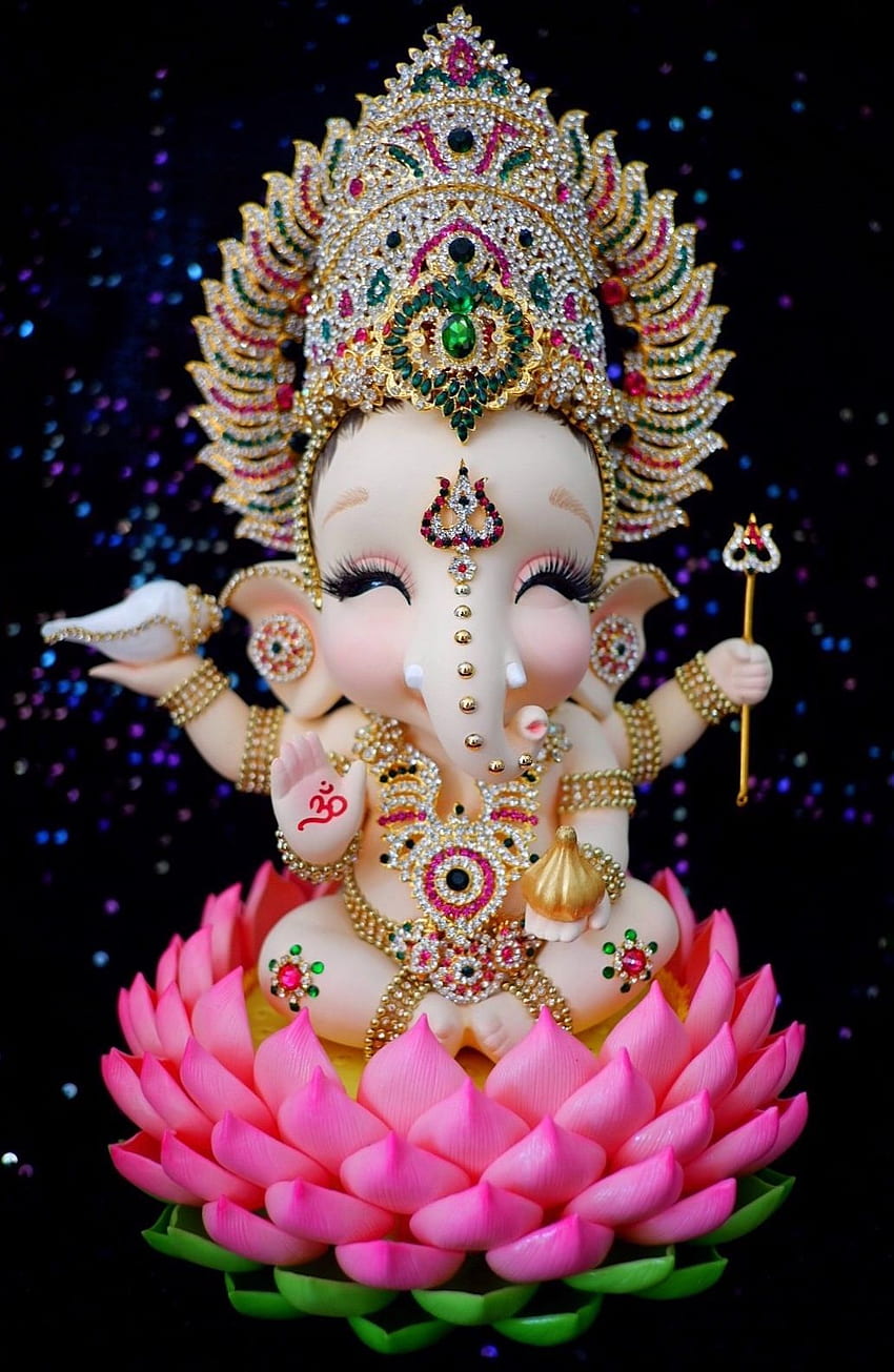 Jasvin Kaur o Lordzie Ganesha. Baby Ganesha, y Pana Ganesha, Ganesha, Cute Ganesha Tapeta na telefon HD