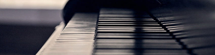 Cropped Music Vintage Old Piano Keyboards – FamilyMann Music, 1920x500 HD wallpaper