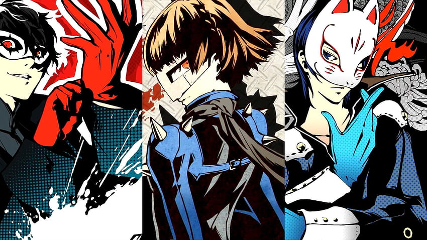 Nowe filmy z gry Persona 5 All Out Attack przedstawiają Segalizację bohatera, Makoto i Yusuke Tapeta HD