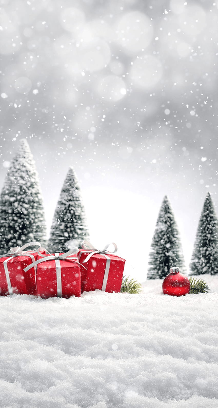 Winter Wonderland Christmas - iPhone Holidays, Christmas Snowflake HD тапет за телефон
