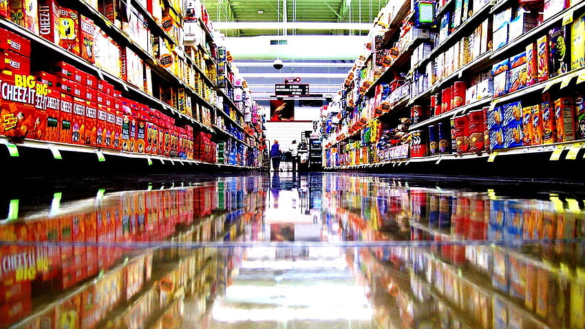 Tienda de comestibles, Compras de comestibles fondo de pantalla