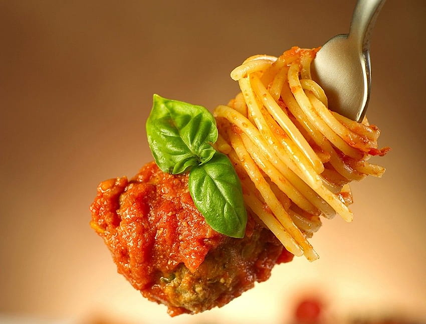 Pasta With Ketchup High Quality HD wallpaper