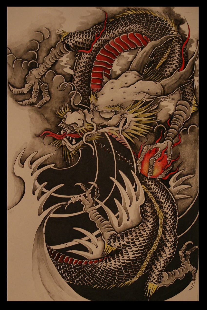 Japanese Dragon, Oriental Dragon HD phone wallpaper